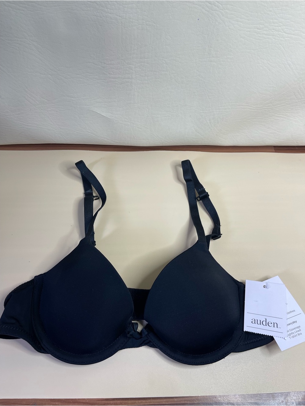 LIGHTLY LINED DEMI T-SHIRT BRA BLK 32AA